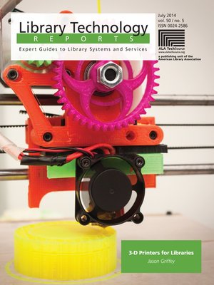 cover image of 3-D Printers for Libraries
